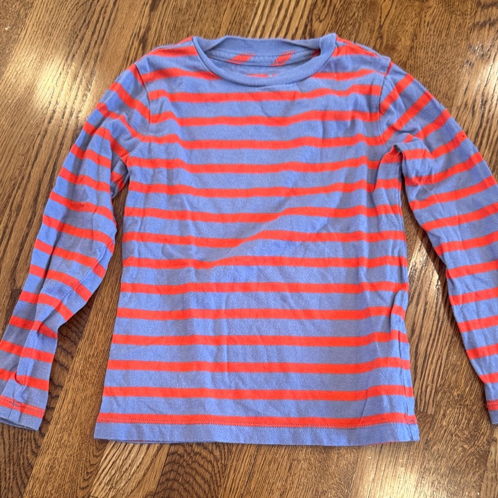 Crewcuts Striped Long Sleeve Kids Shirt Size XS